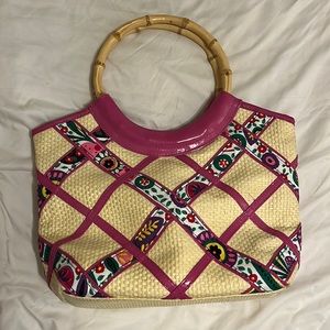 Vera Bradley Woven Straw Purse | Viva La Vera